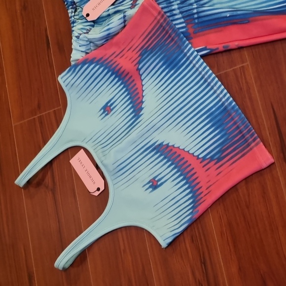 Nichole Lynel Body Scan 2 Piece Set Blue Size Medium - Picture 3 of 13